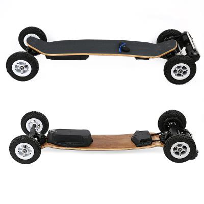 China Youth Off Road E Skateboard ANZO-A8 2970W*2 Belt Motor Dual All Terrain Electric Skateboard for sale