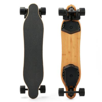 China ANZO-06-2 Youth LED Light 600W*2 Highly Integrated Design Flipped Box 4 Wheel Board With Dual Belt Drive Motors Electric Skateboard Kit for sale