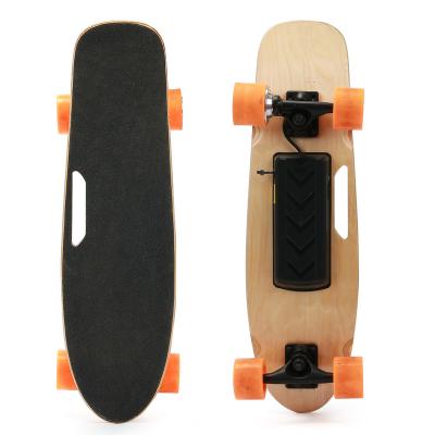 China 7 Ply Maple Backpack Electric Skateboard With Polyurethane Skateboard Wheels for sale