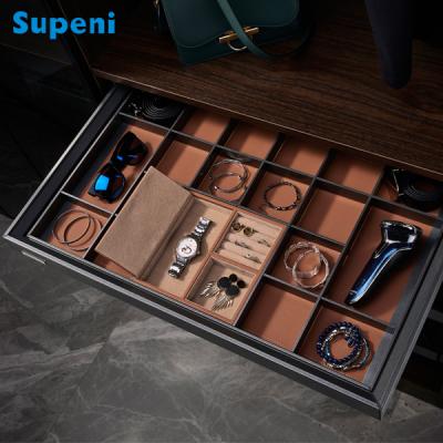 China Supeni Wardrobe Cabinet Multi-Drawer Jewelry Box Metal Drawer Viable Jewelry Box for sale