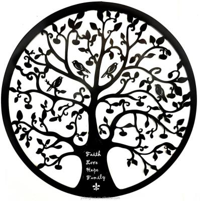 China Art Decor Tree of Life Metal Wall Art for sale