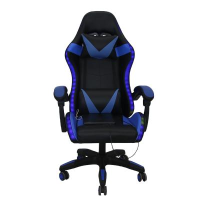 China High Quality Ergonomic Wholesale Adjustable LED Silla Gamer (Height) PC Gaming Chair for sale