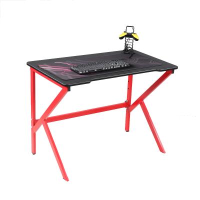 China MDF Regular Board PC Table Computer Furniture Gaming Desk Steel Factory Gaming Desk Desk. for sale