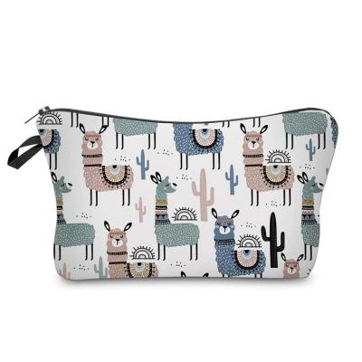 China Cute Waterproof Women And Waterproof Large Travel Cosmetic Bag With Customizable Designs for sale