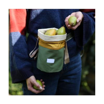 China Multifunctional Outdoor Camping Bag Bushcraft Canvas Forager Bag Fruit Picking Pouch Bushcraft Bag for sale