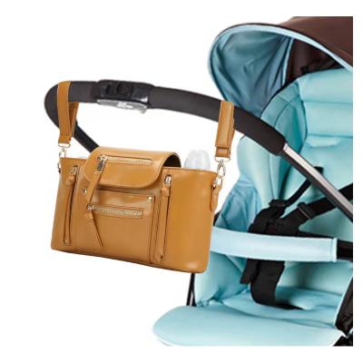 China Waterproof Travel Baby Stroller Organizer Cup Holder Stroller Bag Baby Car Diaper Hanging Bag for sale