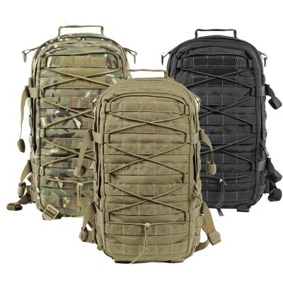 China Waterproof Outdoor Backpacks 3P EDC Molle Pack Trekking Camping Bag 45L Large Capacity Man Tactical Backpack for sale