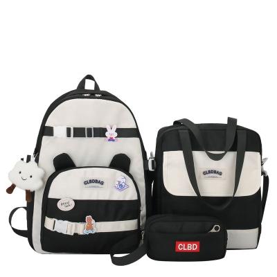 China GPS New Fashion Design Backpack Sets 3 Pcs Bag Backpack School Bag For Girls for sale