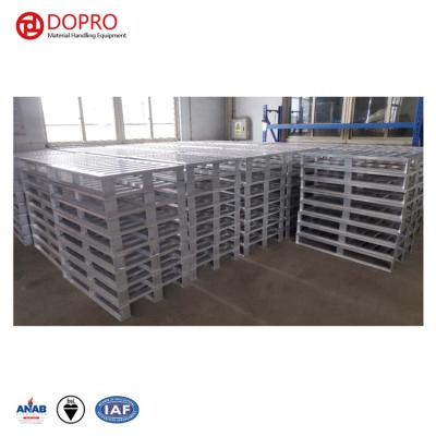 China Double Faced Hot Dipped Galvanized Steel Aluminum Storage Metal Pallet For Sale for sale