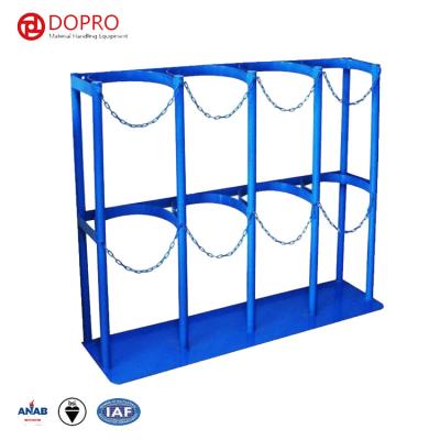 China High Quality Steel Industry Mobile Gas Cylinder Storage Shipping Metal Rack Customed for sale