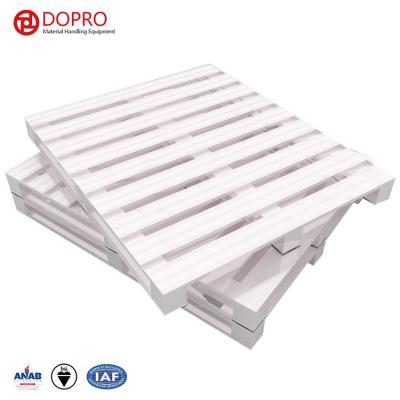 China Two Way Metal Forklift Iron Steel Pallet Single Faced Pallet Metal Anticorrosive Pallet for sale