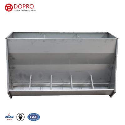 China food & Drink Shops Double Sided Stainless Steel Automatic Hog Feeder Hog Feeder Hay Feed Trough Hog Feeding Equipment for sale