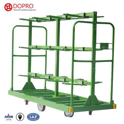 China Corrosion Protection Movable Silk Reel Rack Trolley with Wheels for Rotating Plant Compatible with Transfer Robot Arm for sale