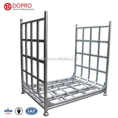 China Durable Round Tube Textile Fabric Warehouse Stacking Storage Rack For Fabric Roll Stillage R-cloth-rack-00001 for sale