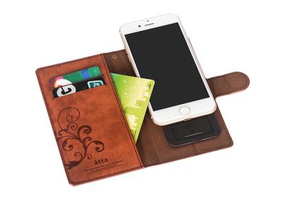 China Dirt Resistant iPhone 5 Leather Folio Phone Case with Business Credit Card Holder for sale