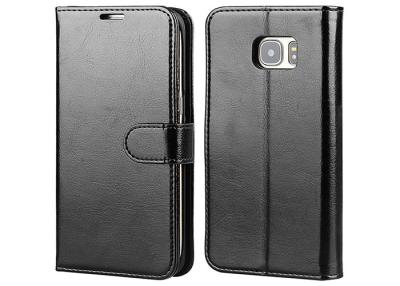 China Samsung Galaxy S7 Edge Leather Folio Cover With Magnetic Closure Inside for sale