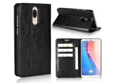 China Black Huawei Genuine Leather Case For Huawei Mate 10 Lite 6.9*3.3*0.6 Inches for sale