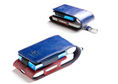 China Shockproof  Blue Electronic Cigarette Case Holder / Waterproof Cigarette Case Wallet for sale