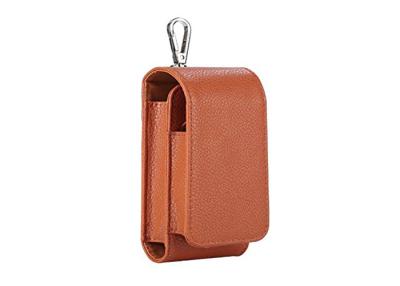 China Litchi Grain PU E Cigarette Belt Holder With Unobtrusive Magnetic Closure for sale