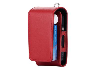 China Sturdy Zipper Electronic Cigarette Case Holder For IQOS , Compact Leather E Cig Holder for sale