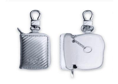 China Tenedor dominante de cuero Zippered zurriago de plata para el certificado de las mujeres ROHS en venta