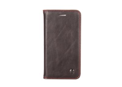 China Business Brown IPhone 6s Protective Leather Case With One Money Pocket for sale