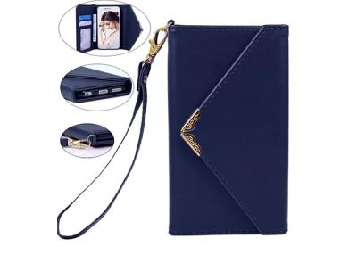 China Women Wallet Iphone 6s Folio Case Leather / Envelope PU Iphone Flip Shell for sale