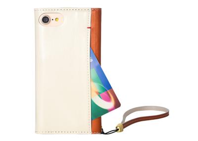 China Antiknock TPU Apple iphone Leather Case Orange , 360 Degree Protective for sale