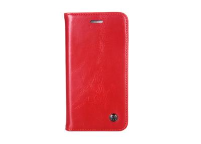 China High End Red Genuine Apple iphone Leather Case For Apple IPhone 6s 5.6*3*0.8 Inches for sale