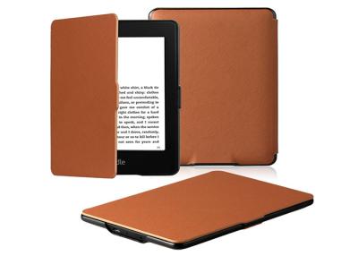 China Lightweight Kindle Paperwhite Leather Tablet Case / Lightest PU Leather Smart Cover for sale