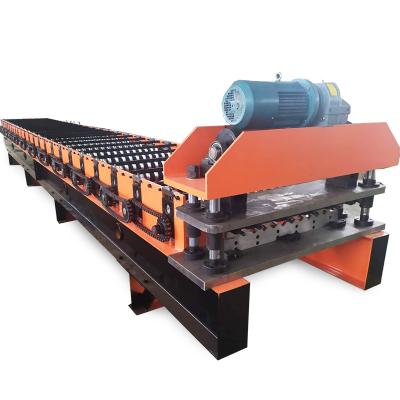 China TUF TR4 TR5 TR6 RIB Double Layer Roof Panel Ibr Easy Automatic Roof Panel PLC Control Operation Lapping Roll Forming Machine for sale