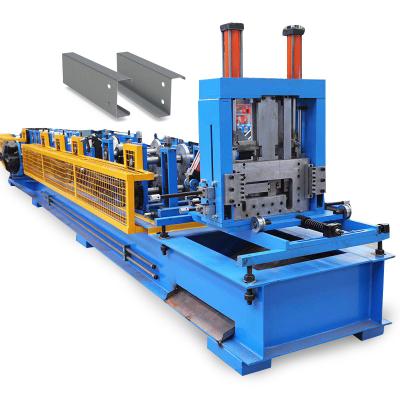 China Hotels Building Material Steel Frame And C Z Purlin Tile Making Machinery for sale