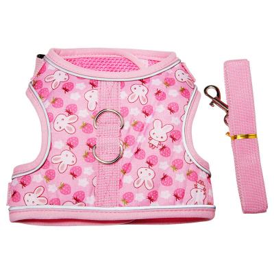 China New Pattern Cute Luxury Custom Pet Harness Safety Harness Adjustable Cat and Personalized Dog Harnesses for sale