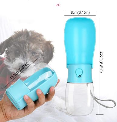 China Factory Price Plastic Material Light Weight And Leak Proof Automatic Pet Water Bottle For Dog for sale