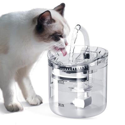 China Convenient and New Automatic Pet Transparent Filtration Automatic Drinking Station Cat Drinking Water Station for sale