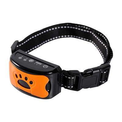 China Sustainable Dog Bark Stopper Rechargeable Anti Bark Collar Forl Dogs Training Shock Bark Stopper for sale