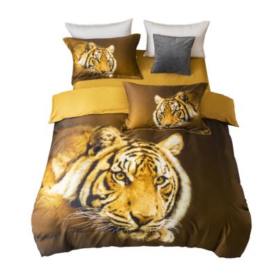 China Nondisposable Custom Printing Pillow Case Bedding Quilt Cover And Sheets Set Cotton for sale