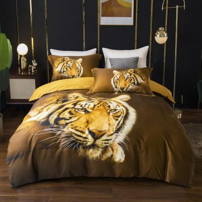 China Nondisposable Wholesale 3d Bed Sheets Duvet Cover Cotton Bedding Set Queen Bedding Set for sale