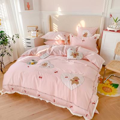 China Modern Style Nondisposable 2 Pieces of 3D Customized Printing Luxury Bedding Comforter Cover, Suitable for Children's Bed with Pillowcase for sale