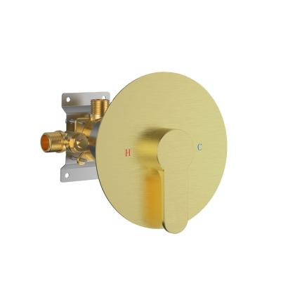 China Without Diverter Starbath Bathroom Automatic Transmission Valve Body Ball Valve One Function Brass Shower Valve Body for sale