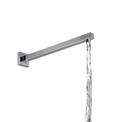 China Without Switch Hot Selling Stainless Steel Shower Arm Polished Square Chamber Stainless Shower Arm for sale