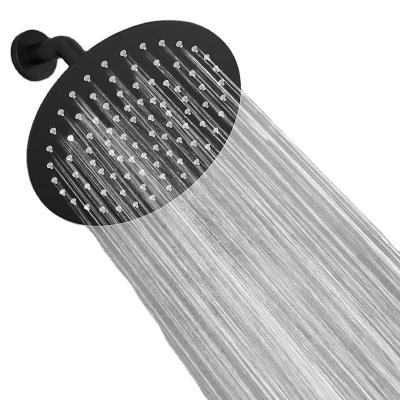 China Without Slide Bar Starbath Factory Direct Sale Shower Head Rainfall Baby Shower Head Matte Black Shower Head for sale