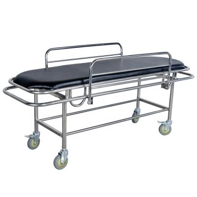 China Stainless Steel Traditional First Aid Stretcher Medical Patient Bed for sale