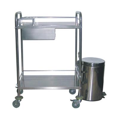 China Hospital Trolley Factory Low Price Stainless Steel Dressing Trolley for sale