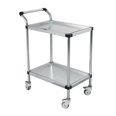 China Hospital Trolley Stainless Steel Trolley Medical Trolley With Removable Trays for sale