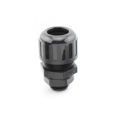 China Protect Wire Safety Nylon Pipe Fittings IP68 Powerful Watertinght Corrugated Pipe Fitting for sale