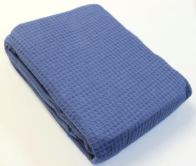 China Anti-pilling hot sale 100% cotton waffle blanket for hospital for sale