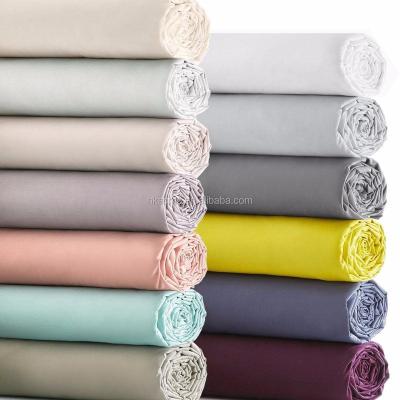 China Anise Polyester Cotton Home/Hospital Disposable High Quality Soft Single Fitted Sheet for sale