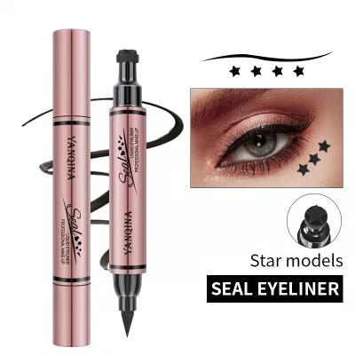 China Eye-liner Eye Makeup Stamp Waterproof Double Headed Eyeliner Waterproof Wing Seal Eyeliner Stamp Liquid Cosmetics Tool for sale