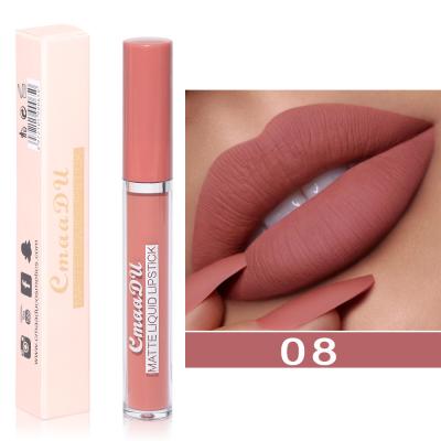 China Custom cosmetics 10 colors lipstick vegan waterproof liquid lipstick private label cosmetics logo for sale